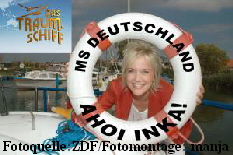Inka Bause und ZDF-Traumschiff